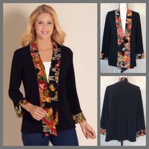 Soft Surroundings Asian-Inspired Kimono Jacket